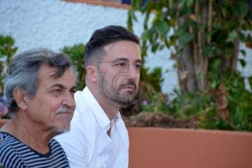 El edil Ramos pregona las fiestas del Carmen de La Medianía (Foto Francisco Javier Santana)